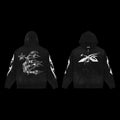 Hellstar Zip Up Hoodie Black