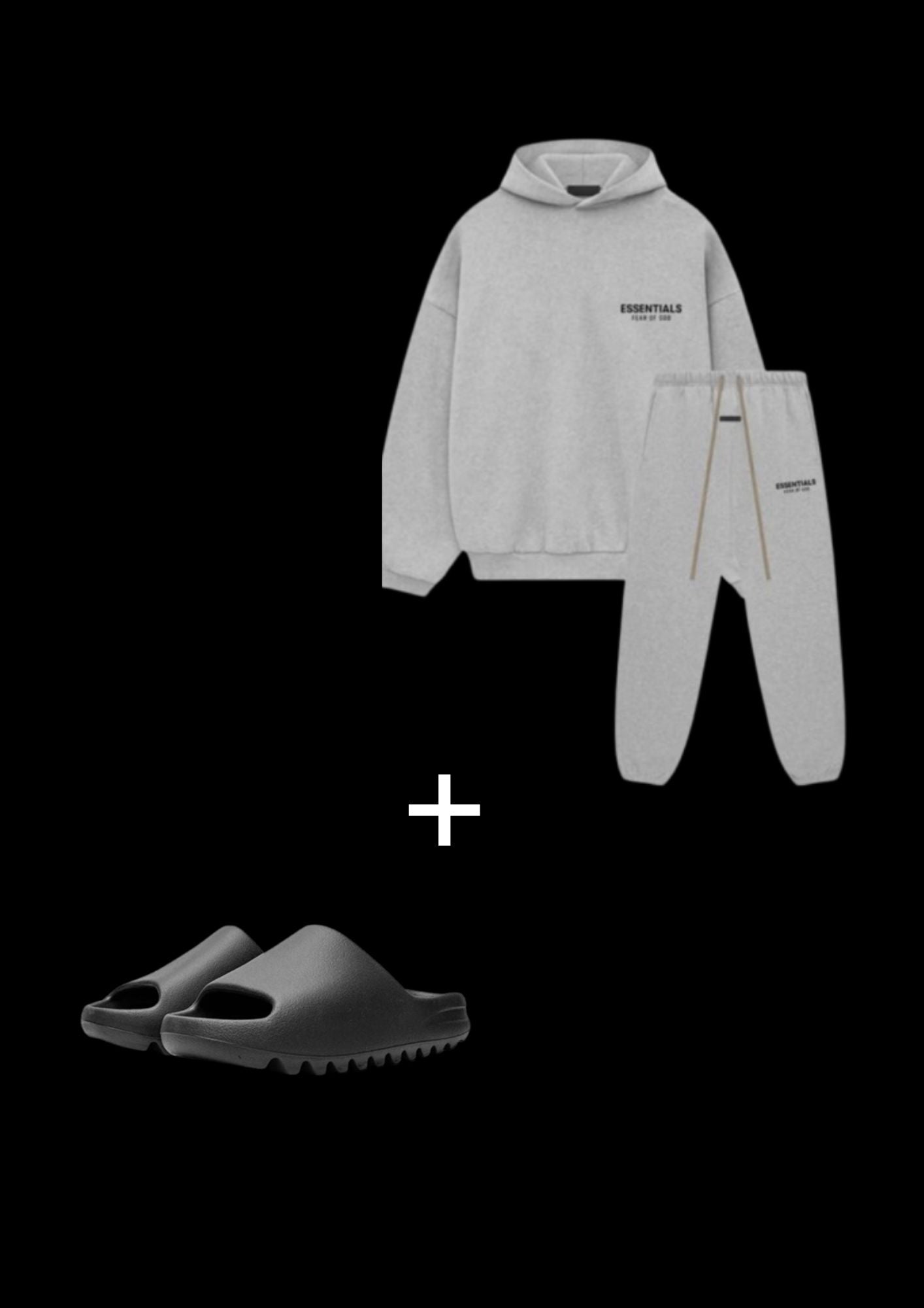 comfy fit + yeezy slide