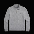 Ralph lauren cable knit quarter zip